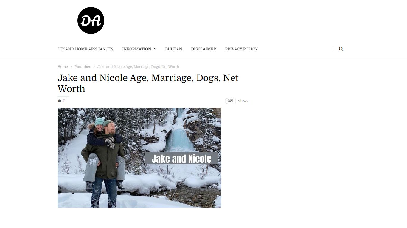 Jake and Nicole Age, Marriage, Dogs, Net Worth - DrukAdvice